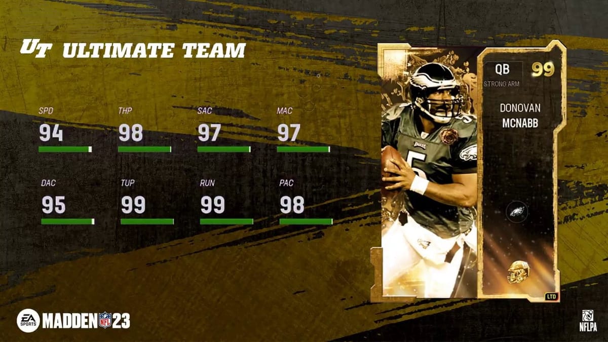 Ultimate Legends: L. Fitzgerald, B. Smith, LTD D. McNabb, and LTD