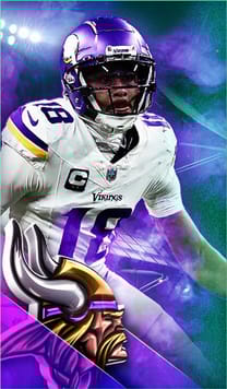 Justin Jefferson Team of the Week 96 OVR - Madden NFL 26