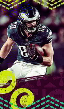 Dallas Goedert Playoffs 94 OVR - Madden NFL 26