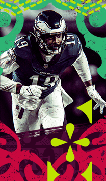 Josh Sweat Playoffs 91 OVR - Madden NFL 26