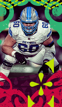 Graham Glasgow Playoffs 91 OVR - Madden NFL 26