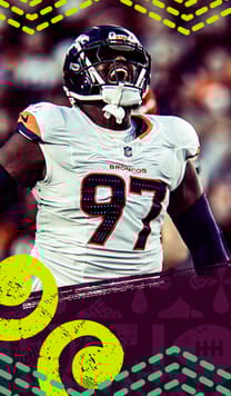 Malcolm Roach Playoffs 85 OVR - Madden NFL 26