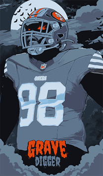 J. Hargrave Gravedigger AKA Icons 97 OVR - Madden NFL 26