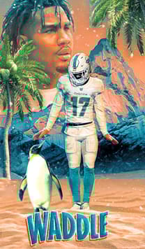 J. Waddle Waddle AKA Icons 95 OVR - Madden NFL 26