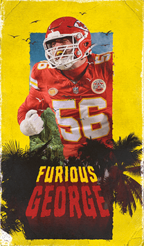 G. Karlaftis Furious George AKA Icons 99 OVR - Madden NFL 26