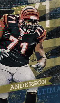 Willie Anderson Ultimate Legends 99 OVR - Madden NFL 26