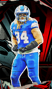 Alex Anzalone Roster Revolution 97 OVR - Madden NFL 26