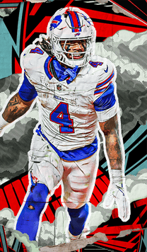 James Cook Roster Revolution 99 OVR - Madden NFL 26