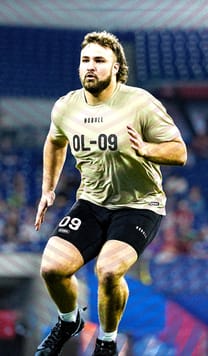 Tanor Bortolini NFL Combine 88 OVR - Madden NFL 26