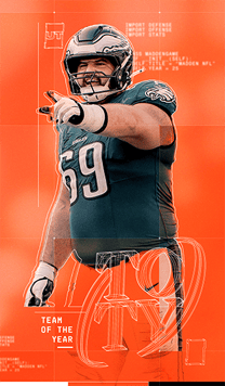 Landon Dickerson TOTY 97 OVR - Madden NFL 26