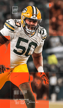 Zach Tom TOTY 95 OVR - Madden NFL 26