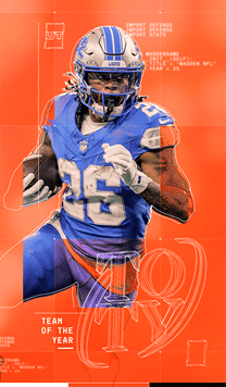 Jahmyr Gibbs TOTY 97 OVR - Madden NFL 26