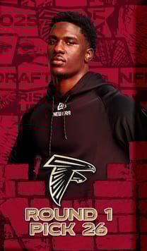 James Pearce Jr. NFL Draft Night 97 OVR - Madden NFL 26