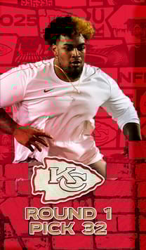 Josh Simmons NFL Draft Night 97 OVR - Madden NFL 26