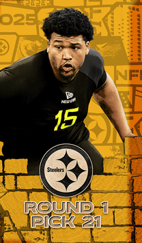 Derrick Harmon NFL Draft Night 97 OVR - Madden NFL 26