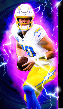 Justin Herbert Theme Team Surge 92 OVR - Madden NFL 26
