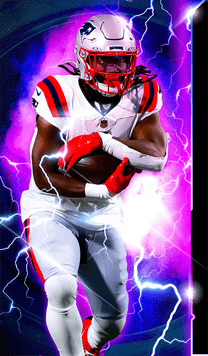 Rhamondre Stevenson Theme Team Surge 92 OVR - Madden NFL 26