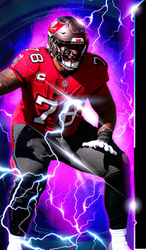 Tristan Wirfs Theme Team Surge 92 OVR - Madden NFL 26