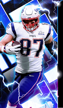 Rob Gronkowski Theme Team Surge 99 OVR - Madden NFL 26