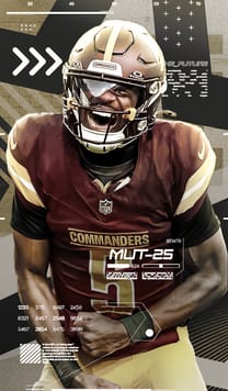 Jayden Daniels Rising Stars 99 OVR - Madden NFL 26