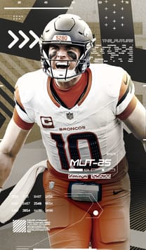 Bo Nix Rising Stars 99 OVR - Madden NFL 26