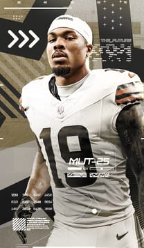 Cedric Tillman Rising Stars 99 OVR - Madden NFL 26