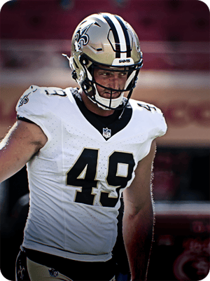 Zach Wood Core 82 OVR - Madden NFL 26