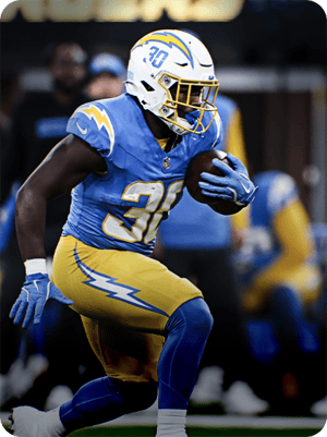 Kimani Vidal Core 71 OVR - Madden NFL 26