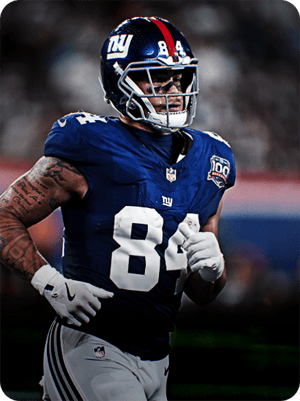 Theo Johnson Core 76 OVR - Madden NFL 26