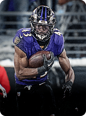 Justice Hill Core 75 OVR - Madden NFL 26