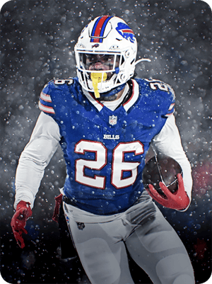 Ty Johnson Core 73 OVR - Madden NFL 26