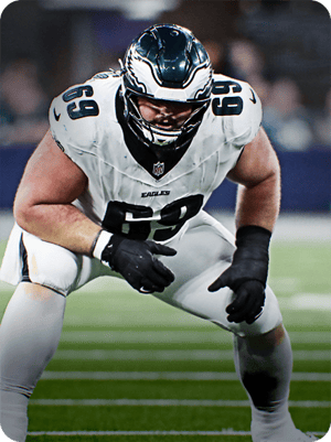 Landon Dickerson Core 83 OVR - Madden NFL 26