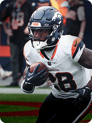 Tyler Badie Core 72 OVR - Madden NFL 26