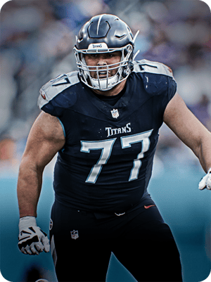 Peter Skoronski Core 76 OVR - Madden NFL 26