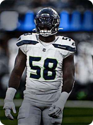 Derick Hall Core 76 OVR - Madden NFL 26