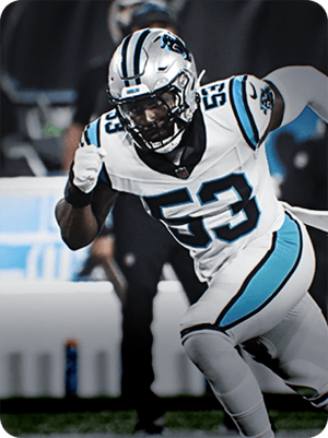 Claudin Cherelus Core 72 OVR - Madden NFL 26