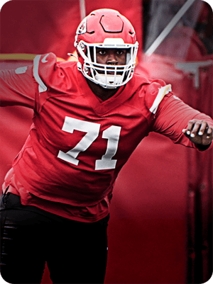 Josh Simmons Rookies 77 OVR - Madden NFL 26