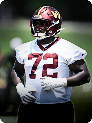 Josh Conerly Jr Rookies 76 OVR - Madden NFL 26