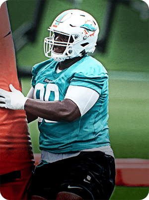 Kenneth Grant Rookies 76 OVR - Madden NFL 26