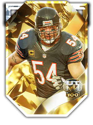 Brian Urlacher Ranked 99 OVR - Madden NFL 26