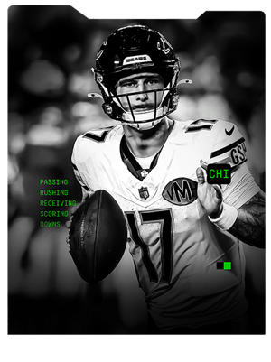 Tyson Bagent TOTW 84 OVR - Madden NFL 26