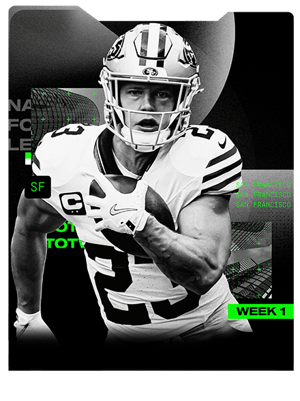 Christian McCaffrey TOTW 87 OVR - Madden NFL 26