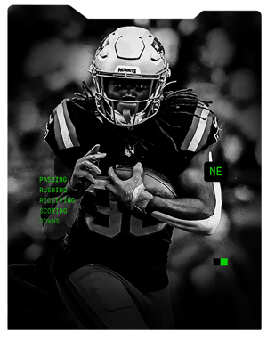 Rhamondre Stevenson TOTW 83 OVR - Madden NFL 26