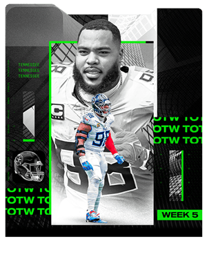 Jeffery Simmons TOTW 90 OVR - Madden NFL 26