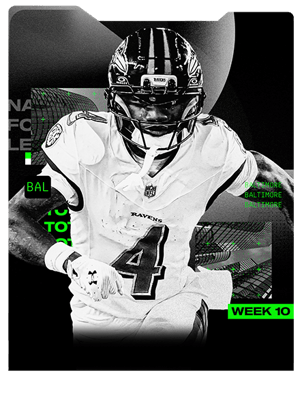 Zay Flowers TOTW 91 OVR - Madden NFL 26