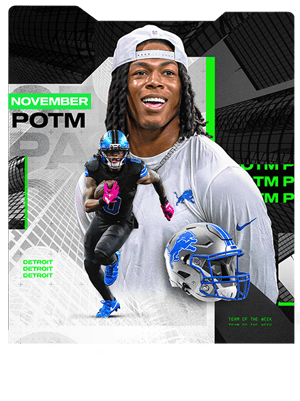 Jahmyr Gibbs TOTW 95 OVR - Madden NFL 26