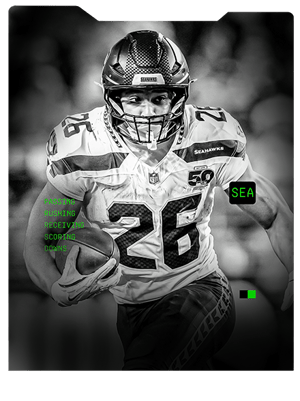 Zach Charbonnet TOTW 91 OVR - Madden NFL 26