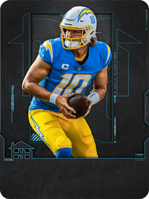 Justin Herbert Collector's Series 98 OVR - Madden NFL 26