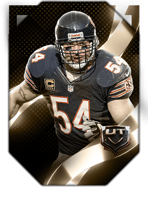 Brian Urlacher Ranked 92 OVR - Madden NFL 26