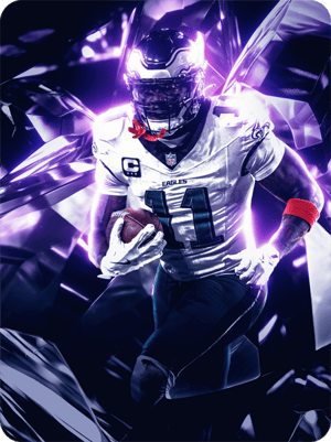 A.J. Brown Crystal 96 OVR - Madden NFL 26